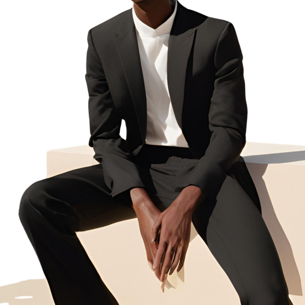 Terno Alfa Preto Exclusivo Microfibra (Paletó+Calça+Envio Imediato)