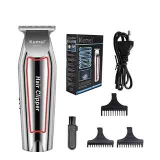 Maquina Corta Cabelo Kemei Acabamento Km-032 Lâmina Titânio