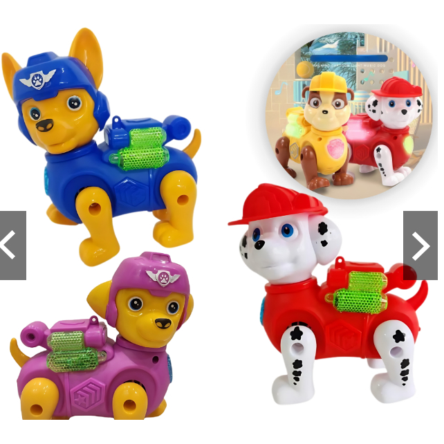 Cachorro Patrulha canina Robo de brinquedo com luzes led - Brinquedo ...
