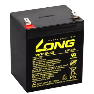 Bateria 12v 5ah Long ideais para nobreak, caixa de som, amplificadores, brinquedos