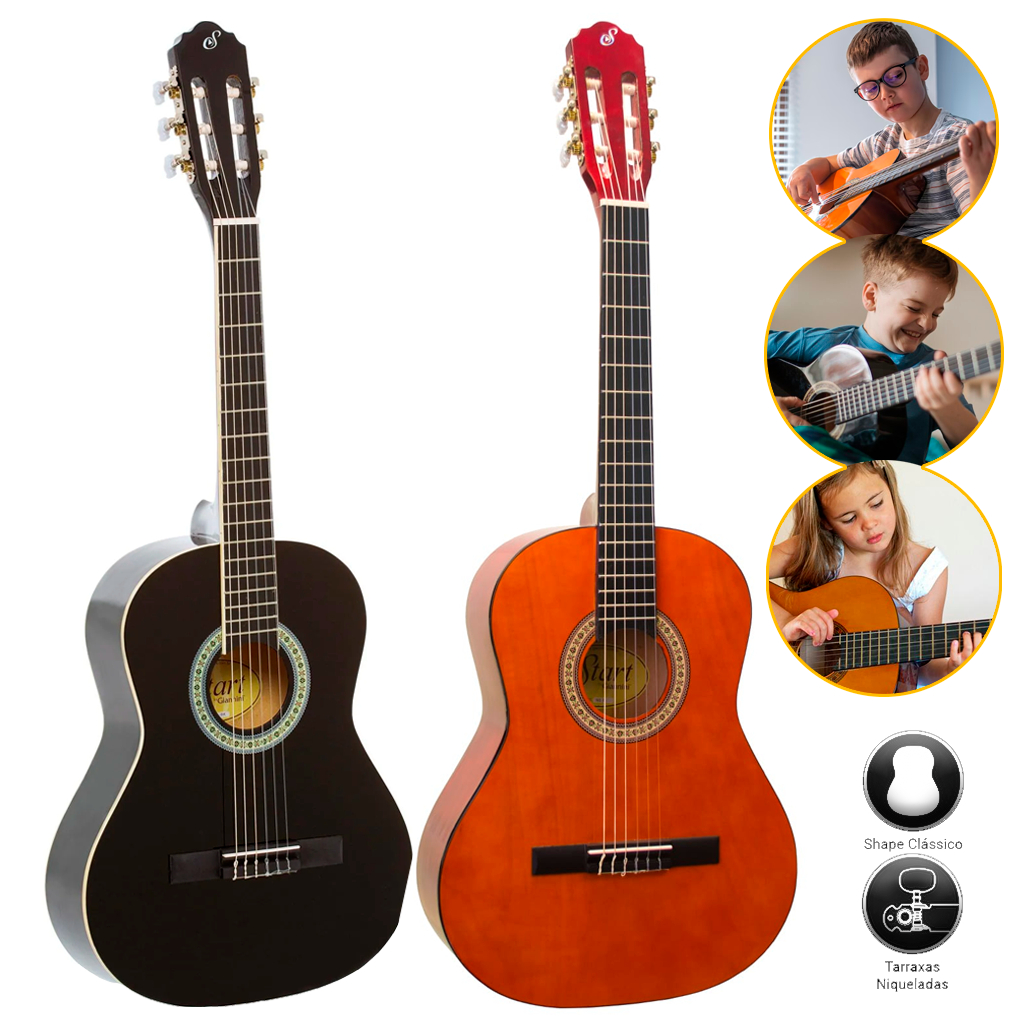 Violão Mini Crianças Infantil Corda Em Nylon Nailon Acústico Profissional
