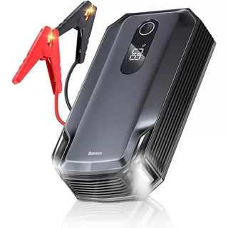 Auxiliar De Partida C/ Powerbank E Lanterna Baseus 20000 Mah