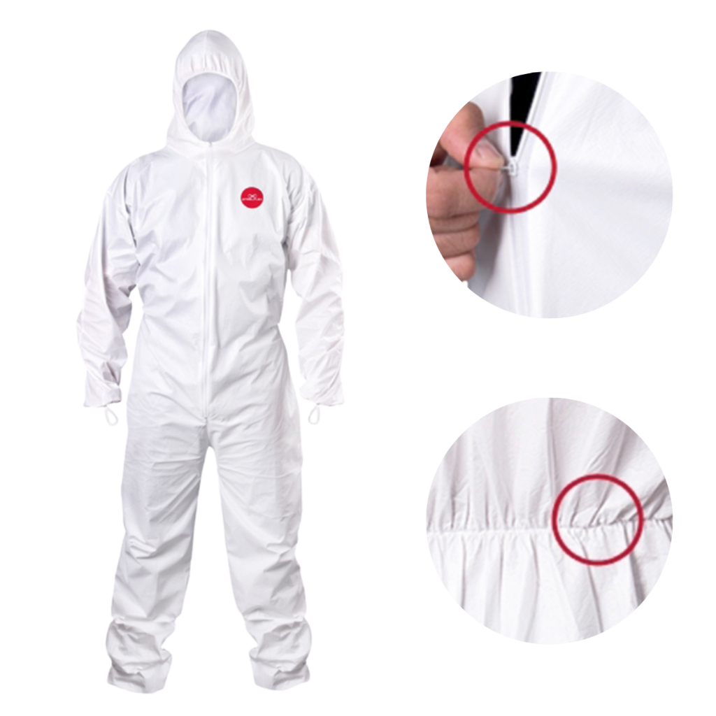 Macacão de Segurança EPI Pintura e Riscos Simprotec Original Químico de Proteção - Steelflex Bracol