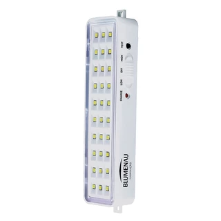 Lâmpada luz Luminária de Emergência 30 LED Recarregável Bivolt Leds Branca Led em Oferta na Shopee