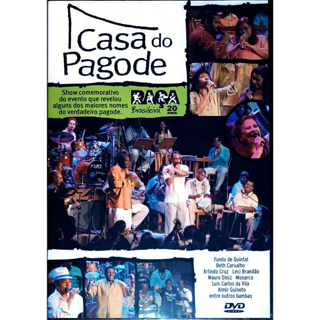 DVD Casa do Pagode - Raça Brasileira 20 Anos | Shopee Brasil