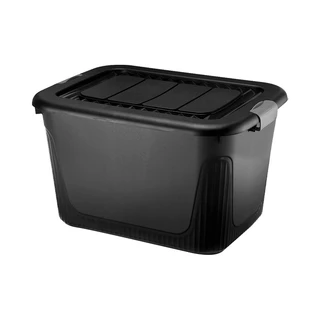 Caixa Organizadora Container Plasnorthon 80LT com Rodinhas Alta Qualidade Resistente Multiuso Ideal para Armazenamento Seguro Imperdível