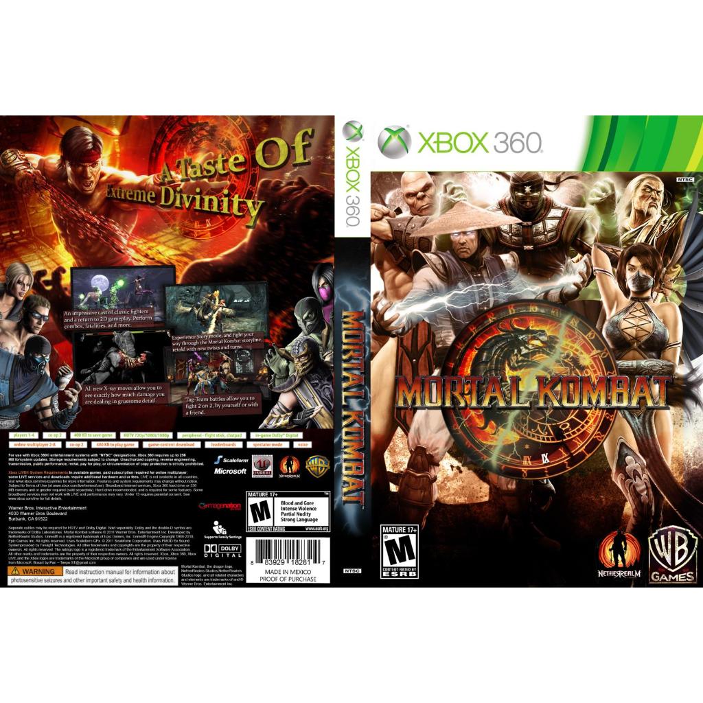 Mortal Kombat P/ XBOX360 (LTU/LT/JTAG/RGH) | Shopee Brasil