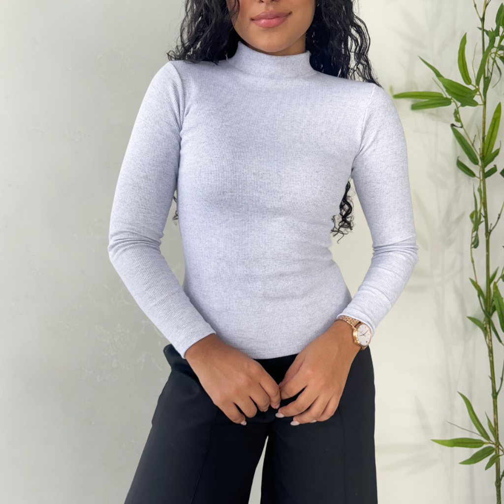 Cacharrel Blusa De Frio Feminina Segunda Pele Blusa Cacharrel Gola