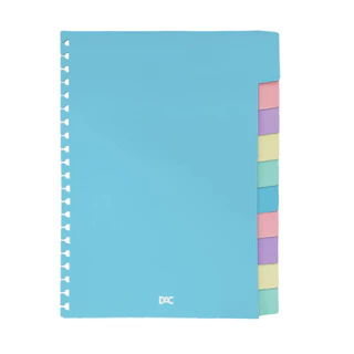 Divisória para Caderno Smart Universitária Colorida - DAC