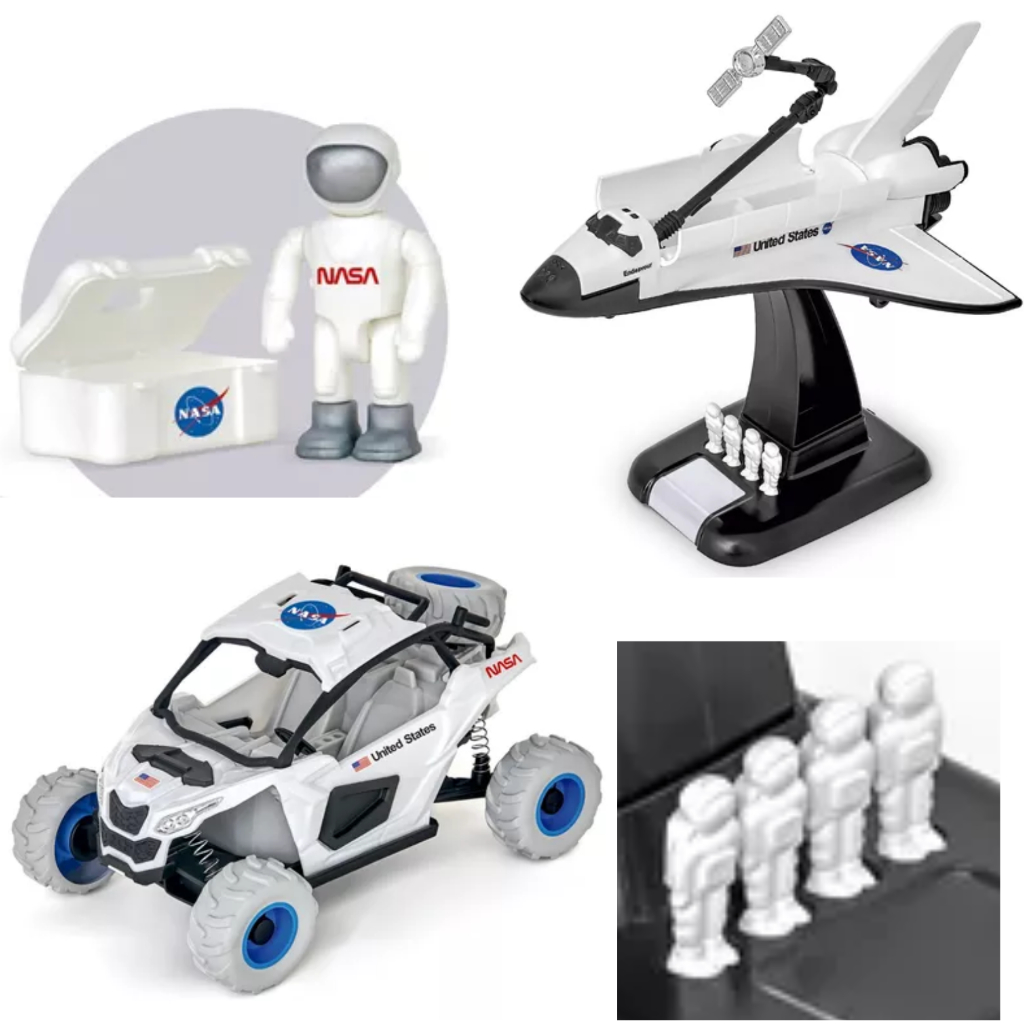 Kit Nave Foguete e Carro Espacial Nasa - Usual Brinquedos