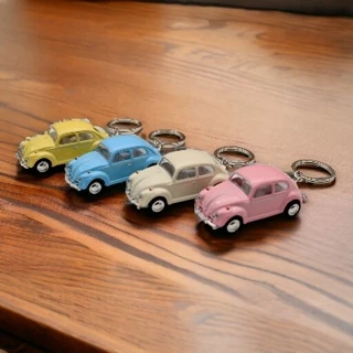 Chaveiro Miniatura Volkswagem Fusca Metal e Fricção 1/64 Novo Modelo