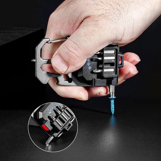 Mini Lanterna LED com Iluminação Ajustável Chave Multifuncional - A092