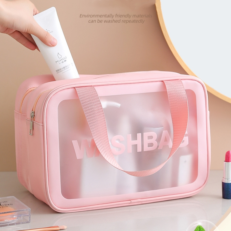 Bolsa Feminina Nécessaire Transparente Washibag Impermeável 1 UNIDADE