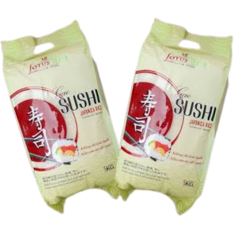 Kit 2 Arroz Grão Curto Lotus Rice Sushi Premium Importado 1 kg | Shopee ...