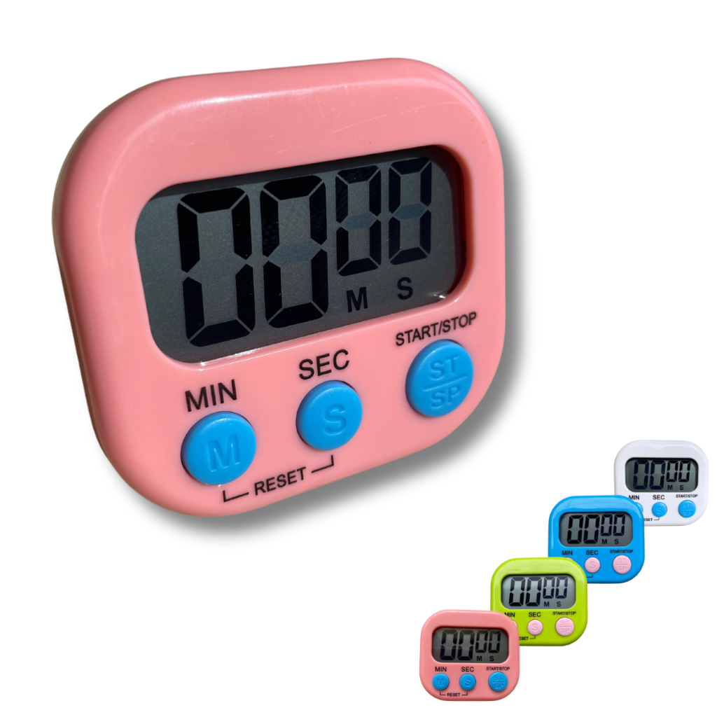 Timer Temporizador Cronometro Digital De Cozinha Mesa Academia Com