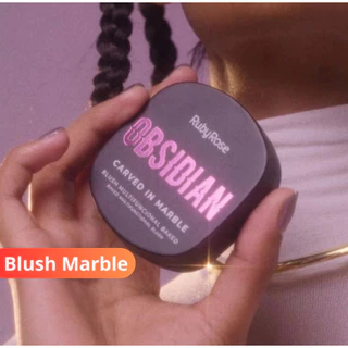 Blush Multifuncional Carved In Marble Obsidian Ruby Rose LANÇAMENTO