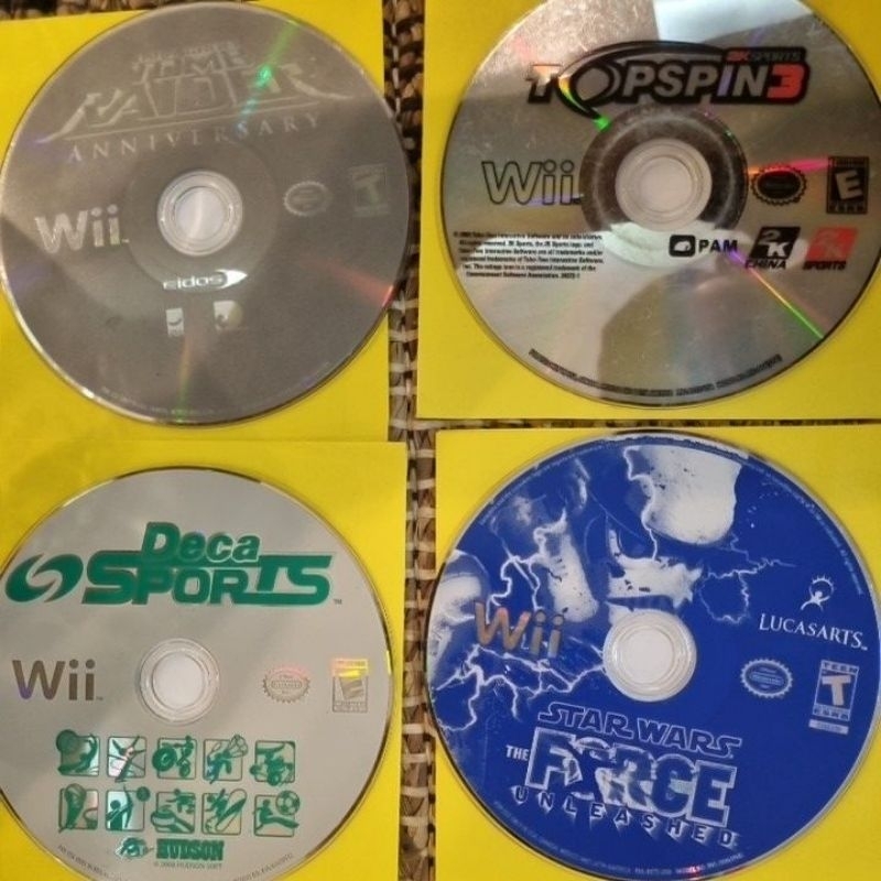 Jogos Originais Wii 29 cada Nintendo Wii Mídia física original semi nova perfeita 100% FuncionandoEnvio mais rápido possível... jogo em CD original