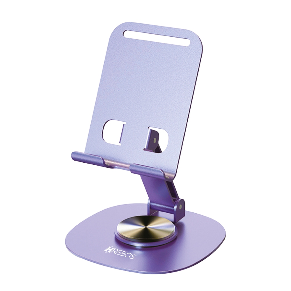 Suporte De Mesa Hrebos Mobile Mate Para Celular E Tablet Giro 360 Graus