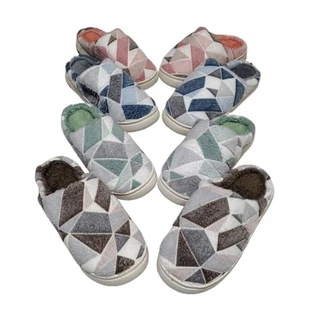 Pantufa adulto unissex forrada quentinha chinelo de inverno