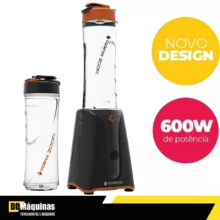 Liquidificador Portátil Multifuncional com 2 Garrafas 220V - CADENCE