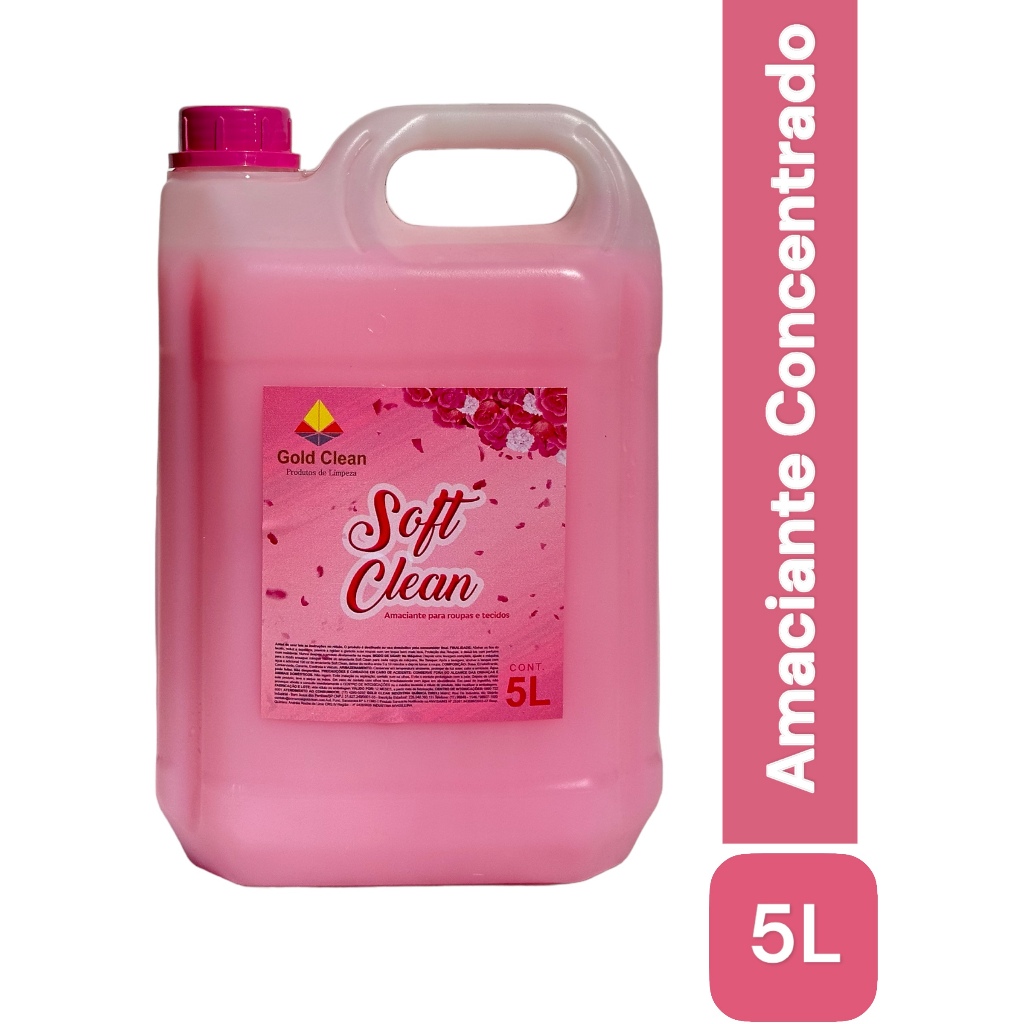 Amaciante Soft Clean - 5 Litros | Shopee Brasil