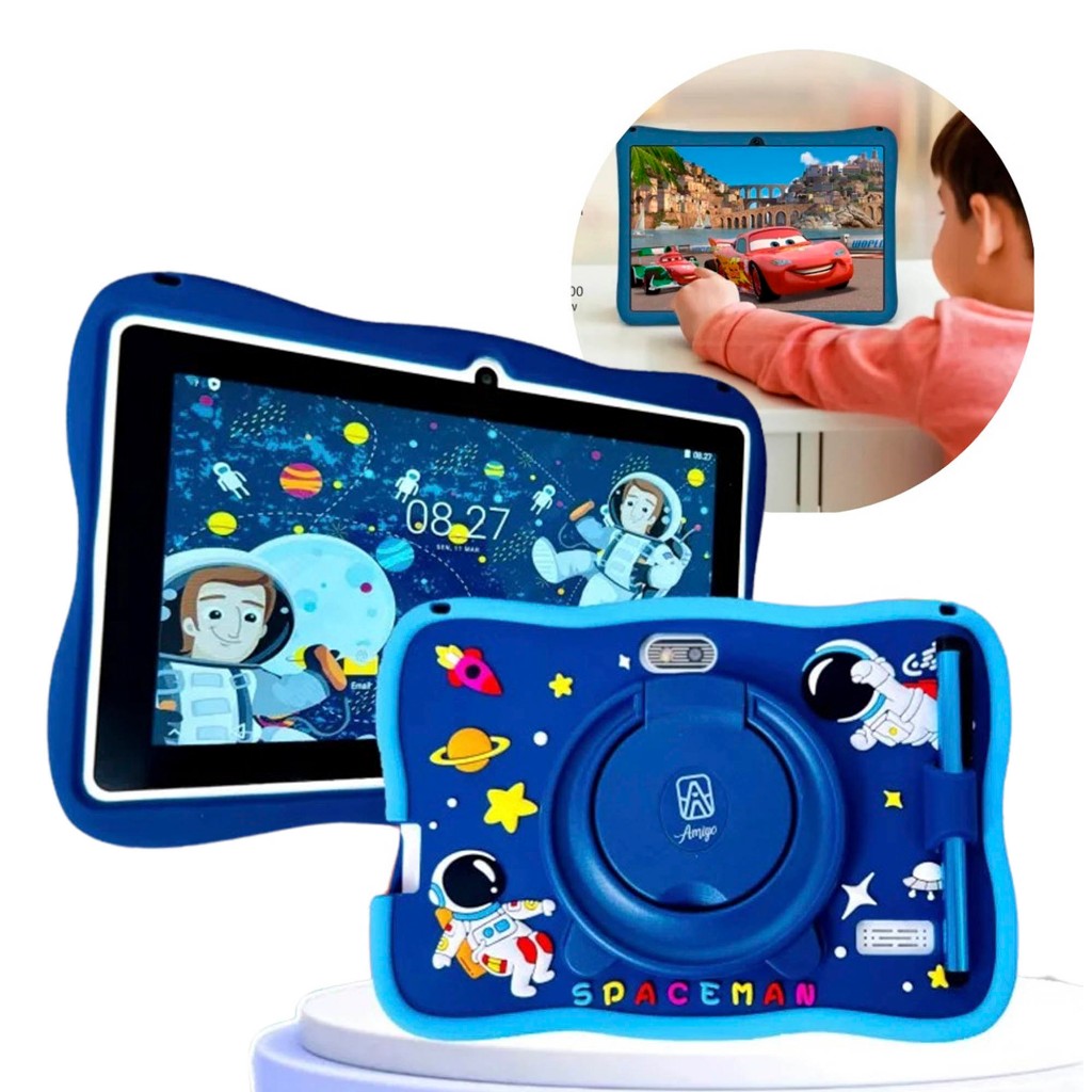 Tablet Kids Infantil Android Com Youtube e Play Store Lançamento Promoção