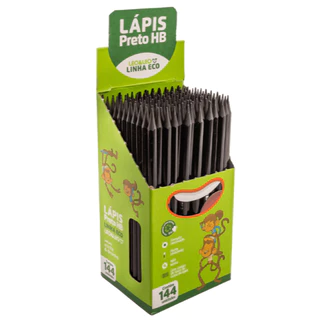 Kit Lapis de Escrever Preto Hb2 Lápis Grafite Sextavado Leo&Leo / Papelaria / Material Escolar