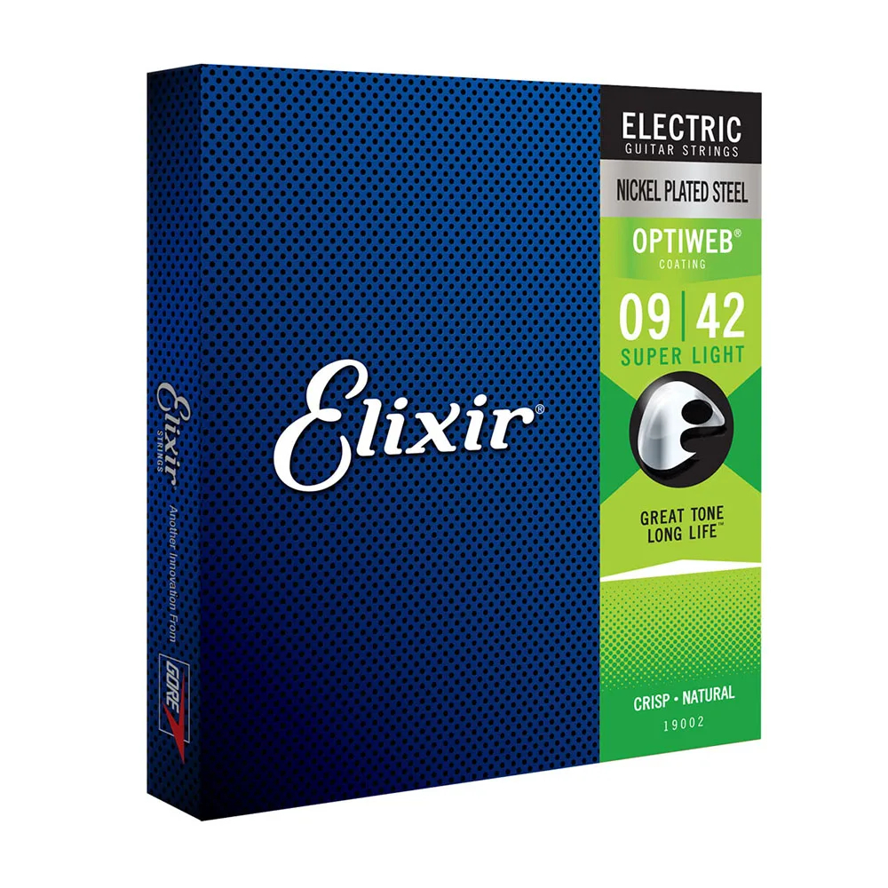 Encordoamento Elixir Cordas 010 Light Optiweb Guitarra 1046