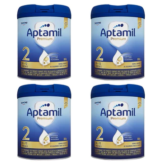 Kit 4 Latas Aptamil Premium N°2 6-12 Meses 800g cada