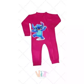Macacão Infantil Personalizado Aconchegante para o Inverno Pijama Menino Menina com Zíper