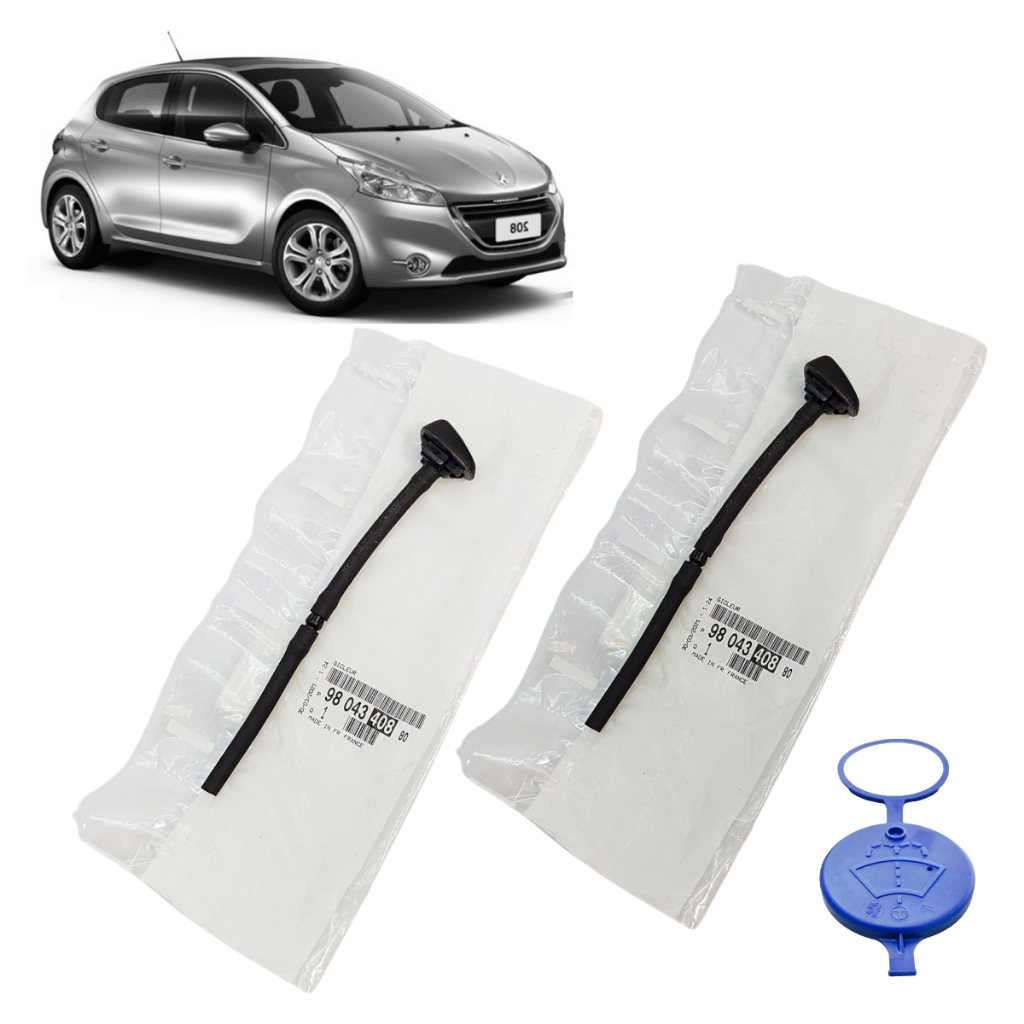 Par Esguicho Brucutu Limpador Parabrisa Peugeot 208 Original