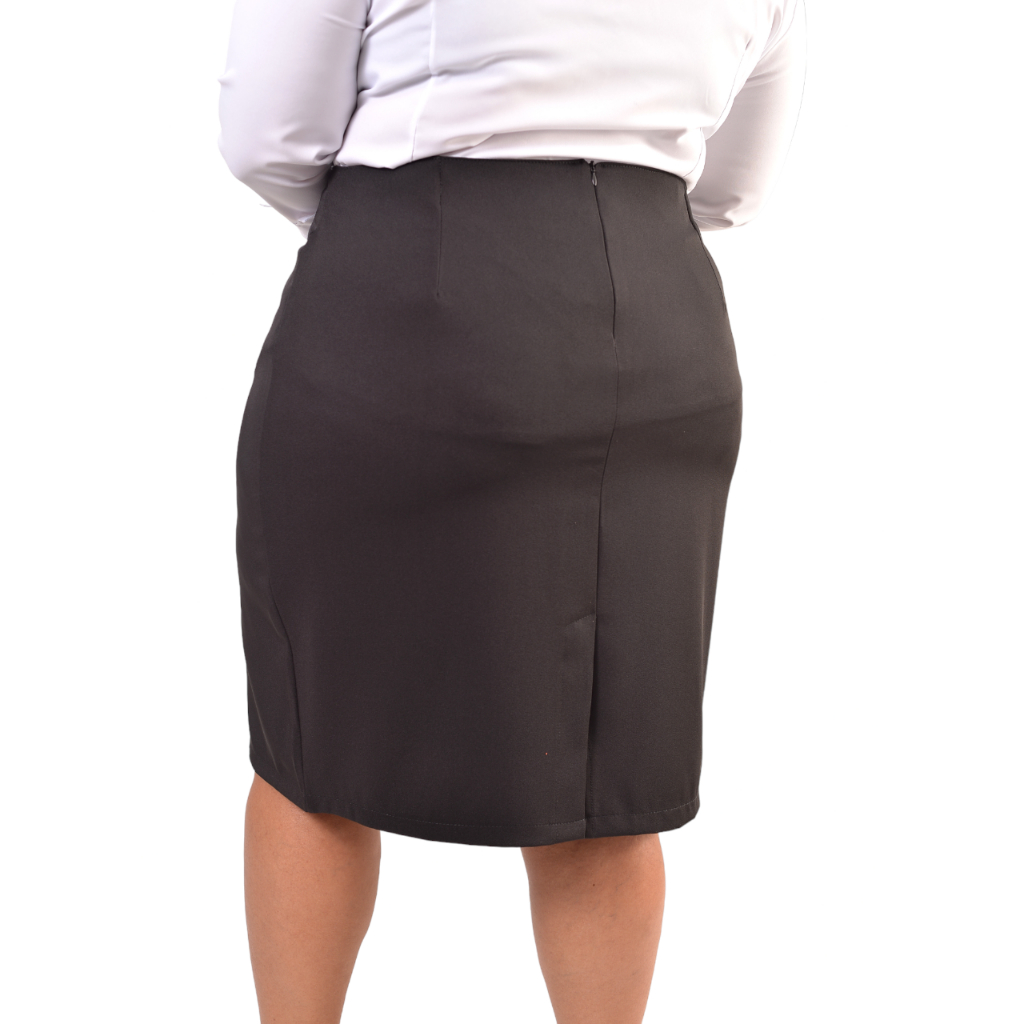 Saia Plus Size Social Executiva Tamanhos Especiais | Shopee Brasil