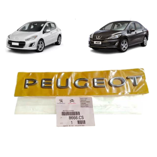 Emblema Logo Peugeot Tampa Traseira 308 408 Original