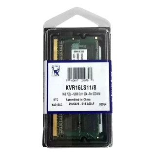 Memória De Notebook Kingston 8gb Ddr3l Pc3l-12800s 1600mhz