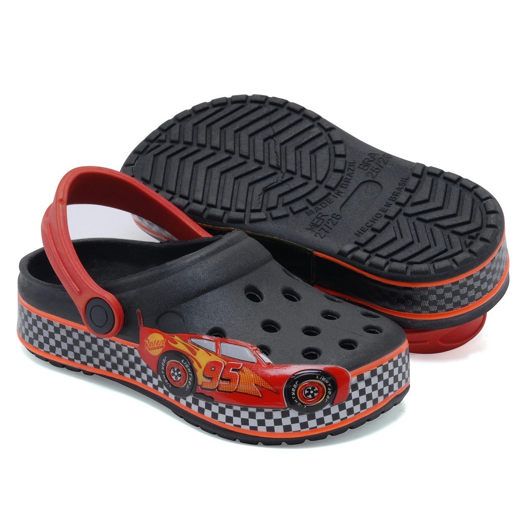 Babuche Crocs Infantil carros relampago mcqueen | Shopee Brasil