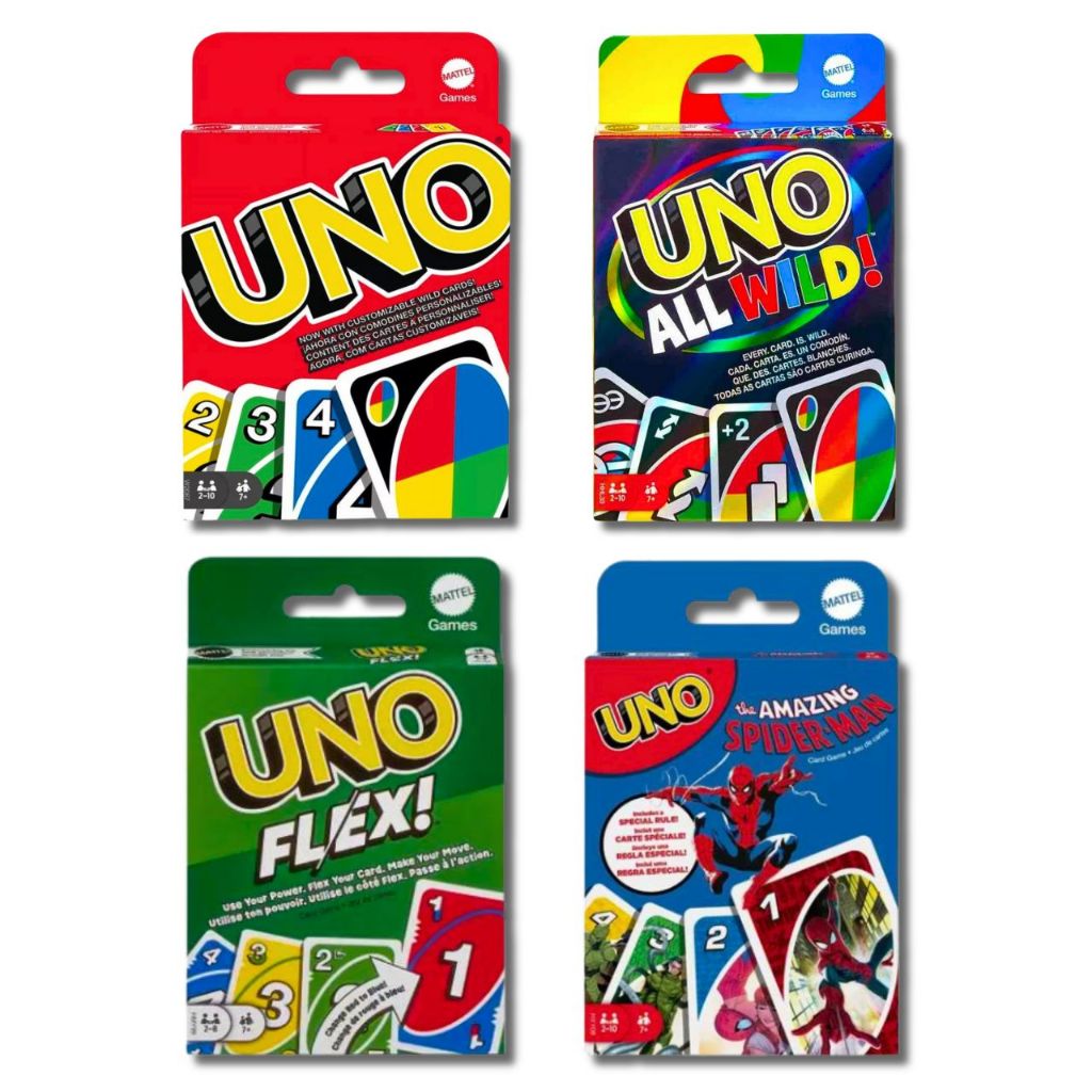 Jogo Uno Flex All Wild Spider Man Original Mattel Vários Modelos ...