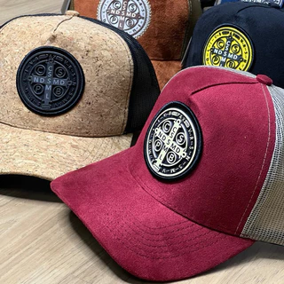 Boné Medalhão de São Bento Religioso Cristão Boné Telinha Country Snapback Ajustável