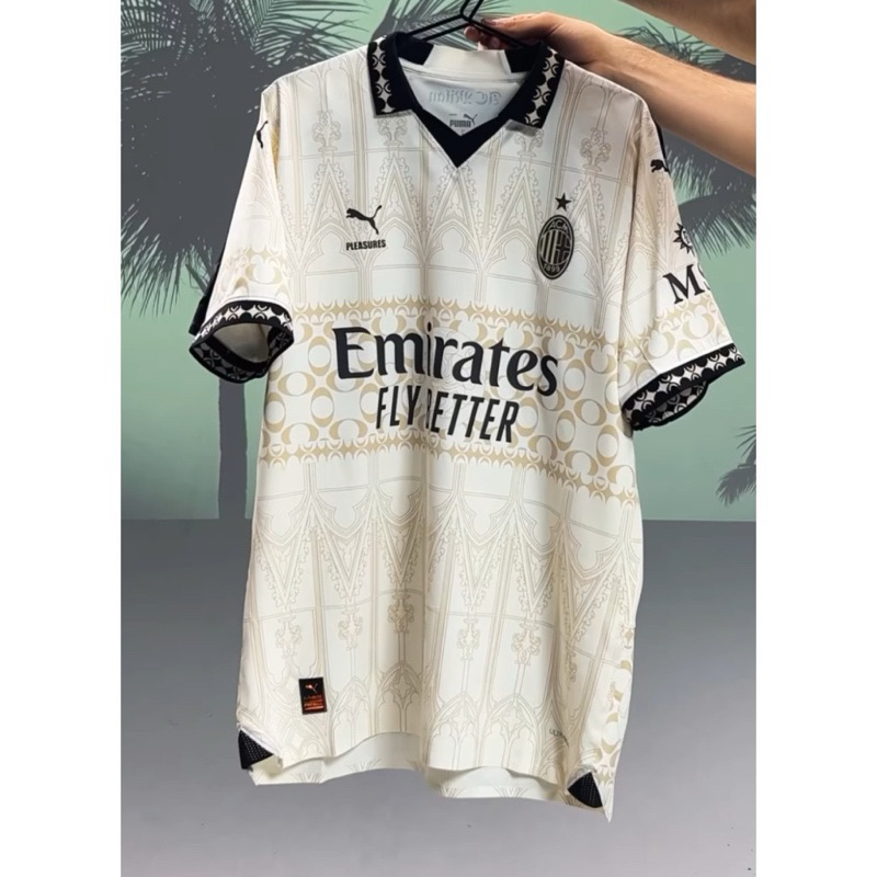 Camisa AC Milan Jogador Edição Especial Verson Versão Camisa de Jogador de Futebol