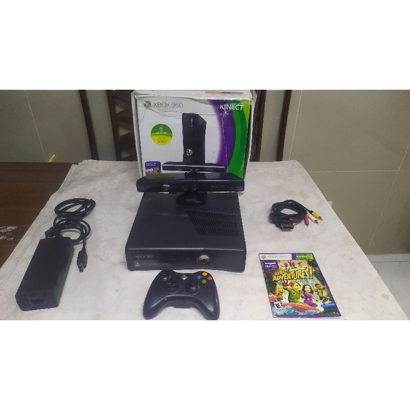 Xbox 360 Slim RGH com Kinect | Shopee Brasil