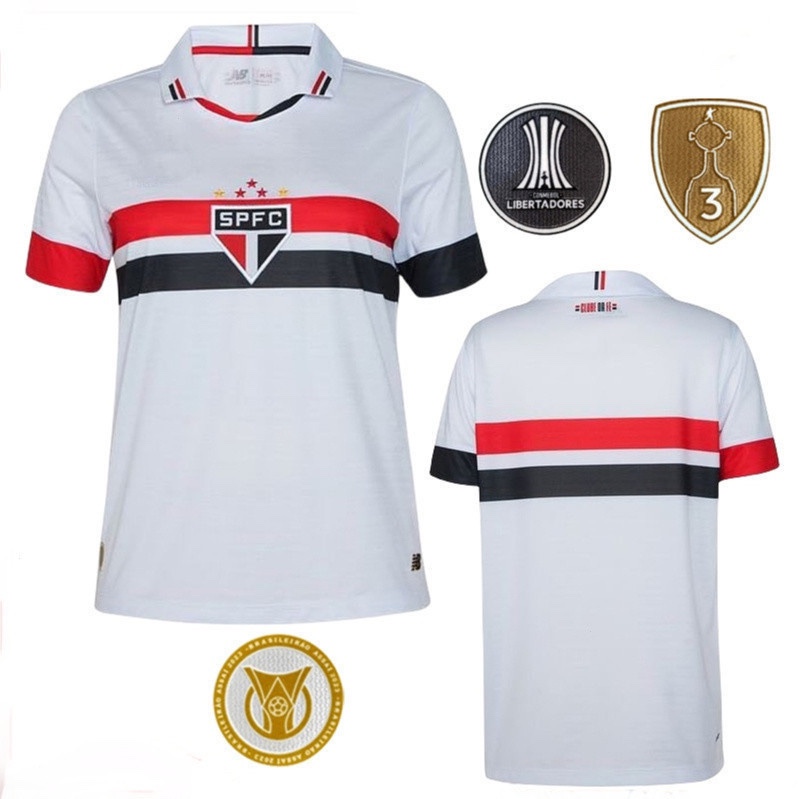 23/24 Camisa De Futebol Home SP BRANCA