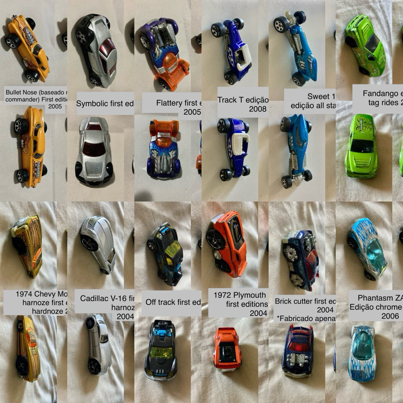 carrinhos hot wheels anos 2000 USADOS