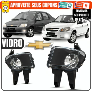 Par\Dir\Esq Farol Milha GM Celta Prisma 2006 á 2015 Todos Os Modelos