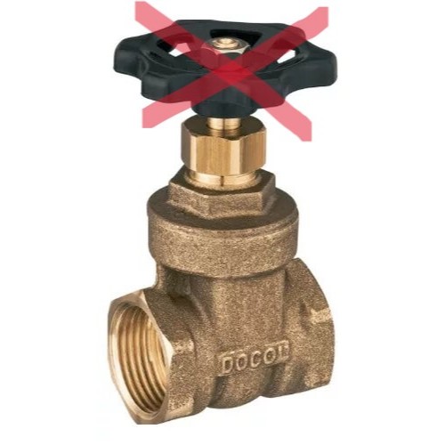 Registro Gaveta Bruto Docol 1/2" Europa - Docol SEM MANIVELA
