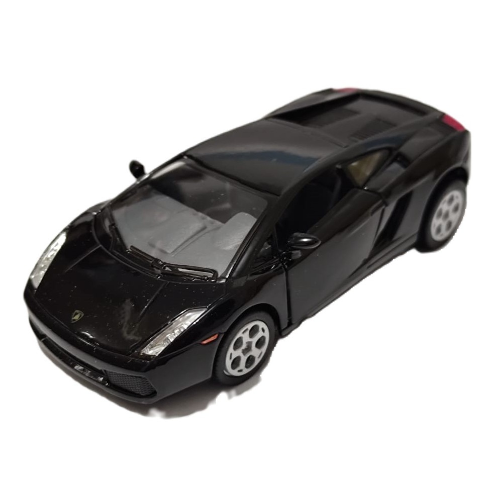 Miniatura carro Lamborghini gallardo em metal - abre as portas