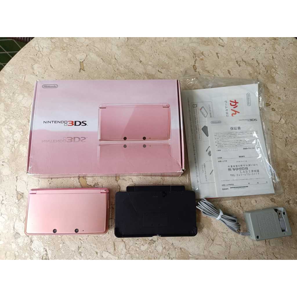 Nintendo 3ds Rosa Na Caixa Desbloqueado Bem Conservado
