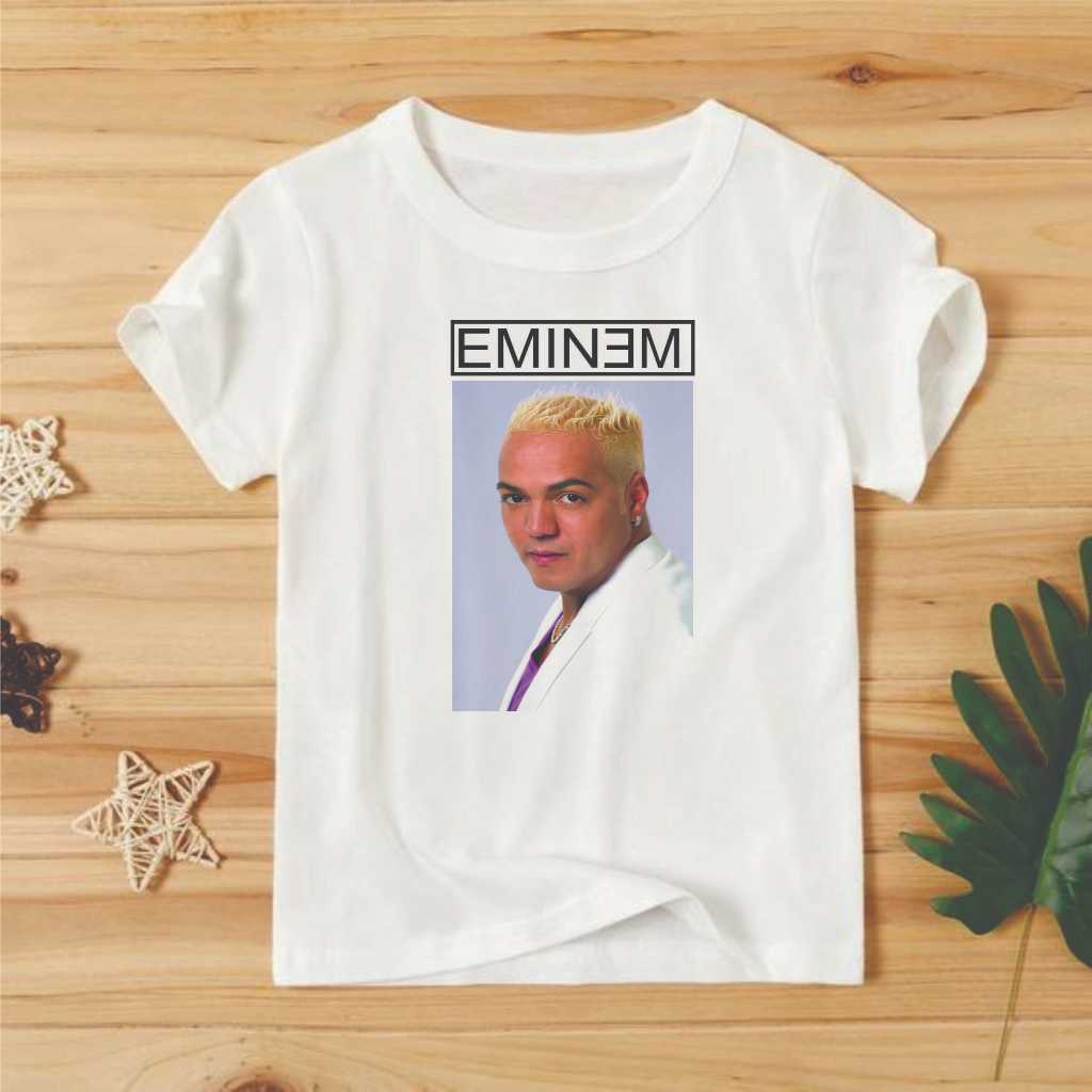 Camiseta unissex engraçada Belo Eminem em poliéster ótima qualidade