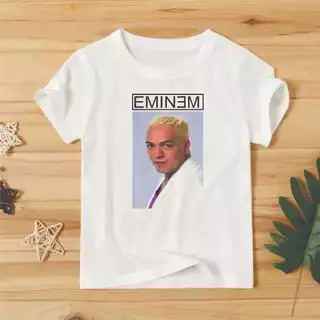 Camiseta unissex engraçada Belo Eminem em poliéster ótima qualidade