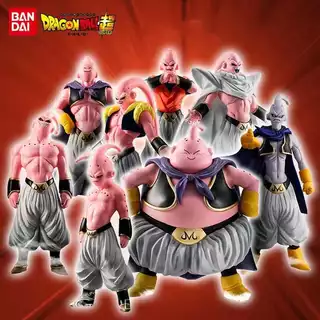 Action Figure Boneco Majin Bu Boo Dragon Ball Z Todas as Tranformações 7cm a 11 cm PVC Colecionavel Anime Geek Cultura Pop Unidade