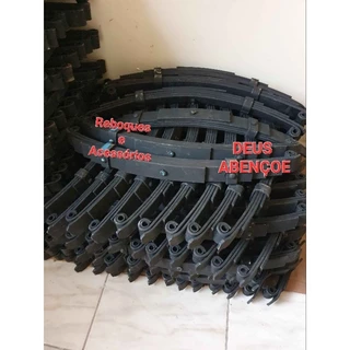 feixe de mola 5 Lâminas 63cm 800kg carretinha, reboque, trailers