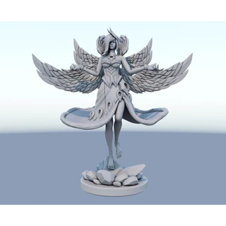 Morgana - League of Legends lol enfeite colecionável action figure jogos gamer games boneco de ação suporte sup jogos impressão resina 8k.